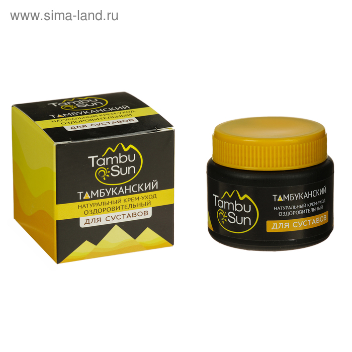 Крем Tambu San для суставов, 50 мл.
Крем Tambu San для суставов, 50 мл.