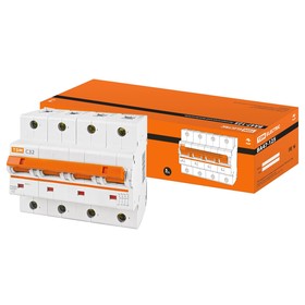 Выключатель автоматический TDM ВА47-125, 4Р, 32 А, 15 кА, характеристика С, SQ0208-0089
Выключатель автоматический TDM ВА47-125, 4Р, 32 А, 15 кА, характеристика С, SQ0208-0089