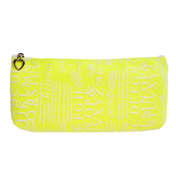 Пенал школьный "Жёлтый Стиль", на молнии, с рисунком, жёлтый 
Пенал школьный "Жёлтый Стиль", на молнии, с рисунком, жёлтый