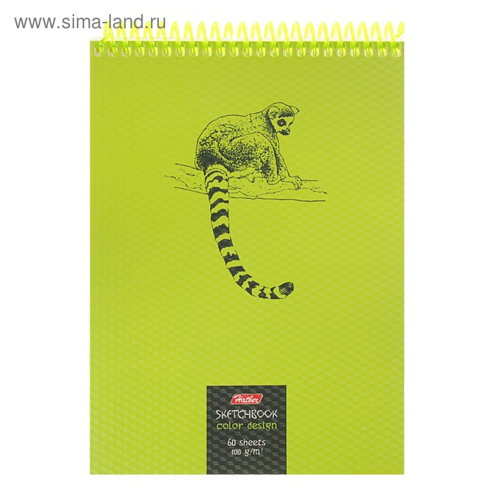 Блокнот-скетчбук А5, 60 листов на гребне "Лемур", пластиковая обложка, блок 100 г/м2
Блокнот-скетчбук А5, 60 листов на гребне "Лемур", пластиковая обложка, блок 100 г/м2