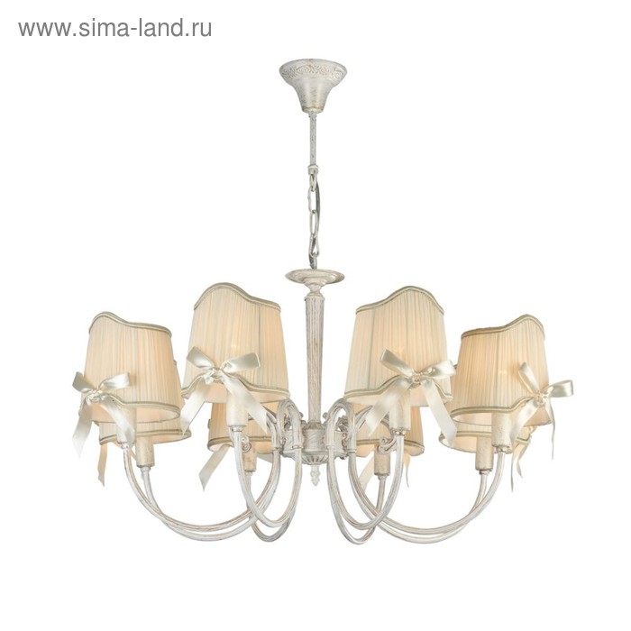 Люстра Kate 8x40Вт E14 белое золото
Люстра Kate 8x40Вт E14 белое золото
