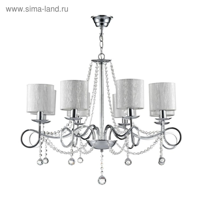 Люстра Morel 8x40Вт E14 хром 
Люстра Morel 8x40Вт E14 хром