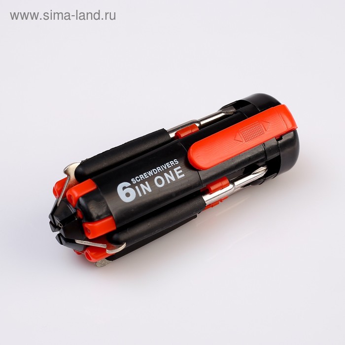 Фонарик функциональный, 4 диода, набор из 5 отверток, зажим
Фонарик функциональный, 4 диода, набор из 5 отверток, зажим