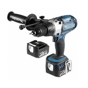 Дрель-шуруповерт Makita DHP 451 RFE, акк., 18В, 2х3Ач, БЗП-13мм, 1700 об/мин, 25000 уд/мин
Дрель-шуруповерт Makita DHP 451 RFE, акк., 18В, 2х3Ач, БЗП-13мм, 1700 об/мин, 25000 уд/мин