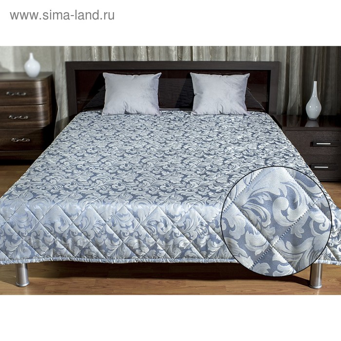 Покрывало Betta, размер 200х220 см, цвет серо-голубой
Покрывало Betta, размер 200х220 см, цвет серо-голубой