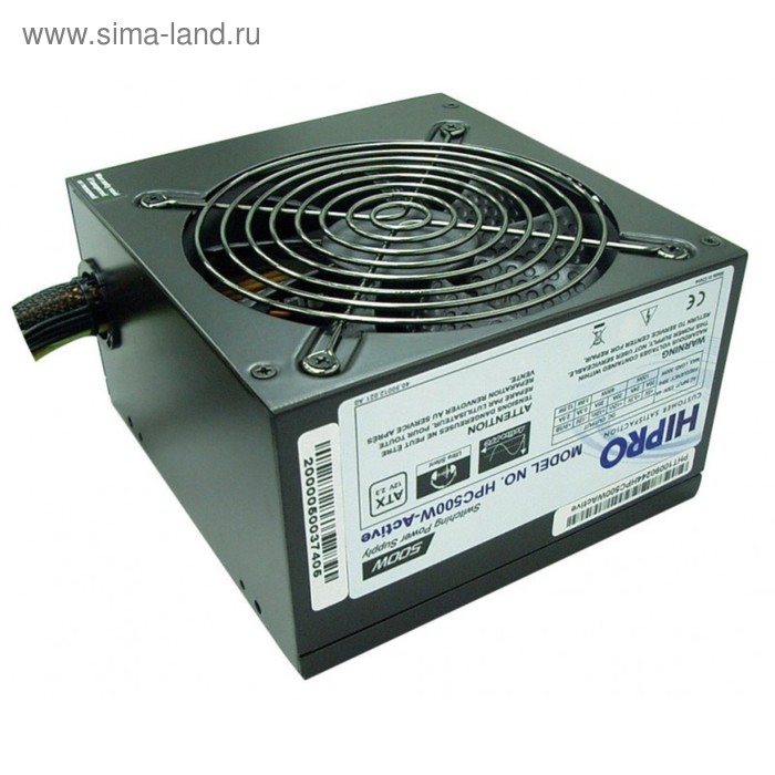 Блок питания Hipro ATX 500W HPC500W-Active 80+ bronze (24+4+4pin) APFC 120mm fan 4xSATA RTL
Блок питания Hipro ATX 500W HPC500W-Active 80+ bronze (24+4+4pin) APFC 120mm fan 4xSATA RTL