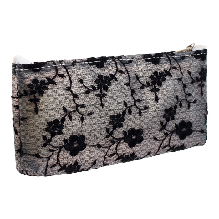 Пенал школьный "Черные Цветы", на молнии, рельефный, серый/чёрный
Пенал школьный "Черные Цветы", на молнии, рельефный, серый/чёрный