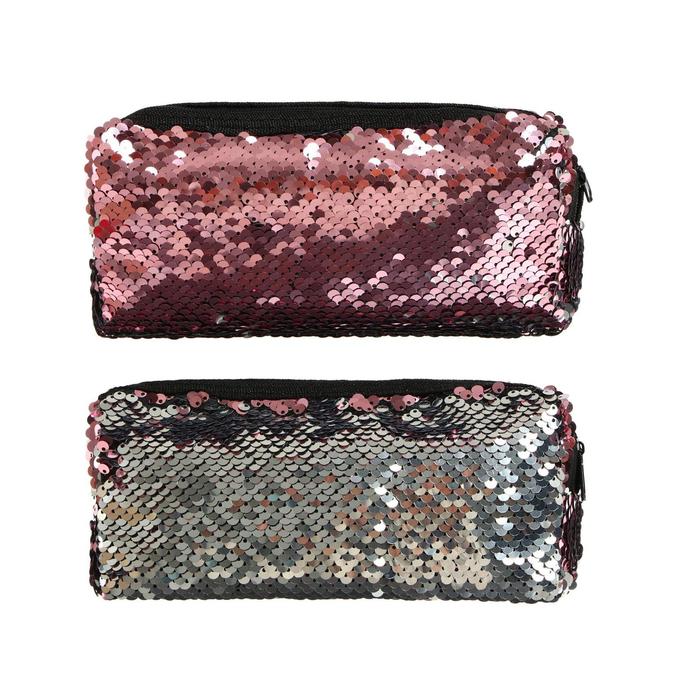 Пенал школьный "Пайетки" на молнии, двухцветный, розовый/серебристый
Пенал школьный "Пайетки" на молнии, двухцветный, розовый/серебристый