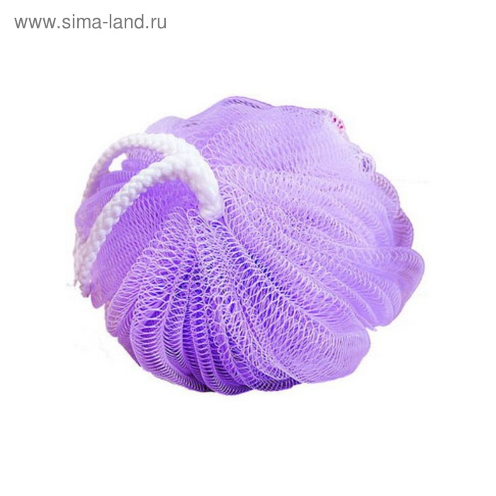 фото Мочалка beauty format «шар» фонарик, синтетика, микс