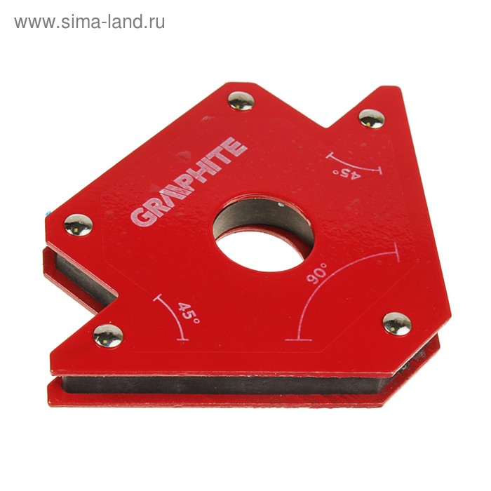 Магнитный угольник GRAPHITE, для сварки, 45/90˚, усилие на отрыв 23 кг
Магнитный угольник GRAPHITE, для сварки, 45/90˚, усилие на отрыв 23 кг