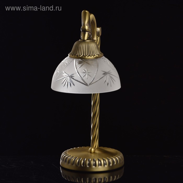 фото Настольная лампа "афродита" 1x60w е27 античная бронза 17x22x38см mw-light