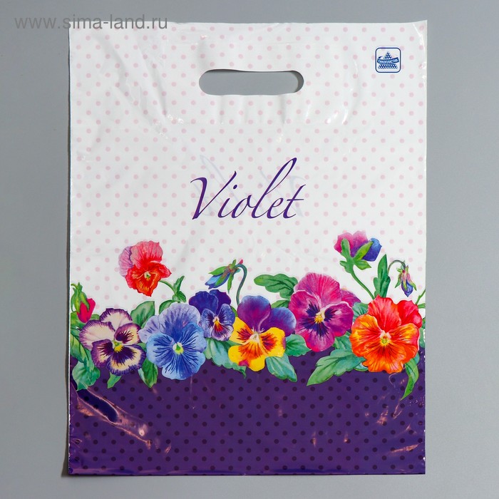 Пакет "Фиалки", полиэтиленовый с вырубной ручкой, 31 х 40 см, 30 мкм
Пакет "Фиалки", полиэтиленовый с вырубной ручкой, 31 х 40 см, 30 мкм