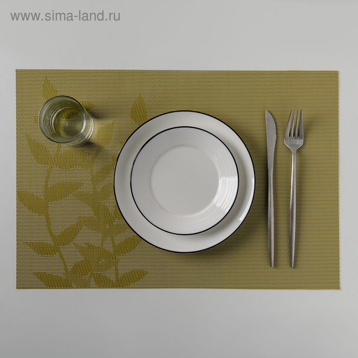 Салфетка сервировочная на стол «Росток», 45×30 см, цвет зелёный
Салфетка сервировочная на стол «Росток», 45×30 см, цвет зелёный