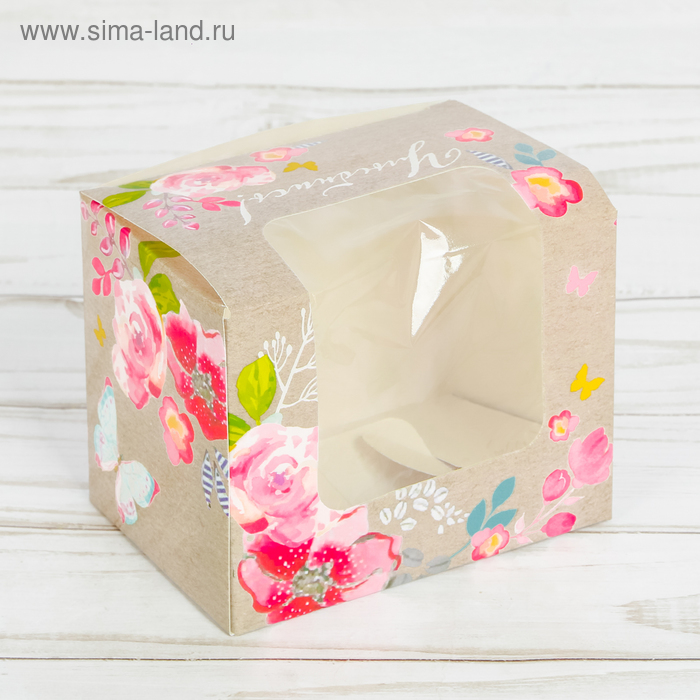 Коробочка для капкейка «Улыбнись!», 10 × 8 × 7 см
Коробочка для капкейка «Улыбнись!», 10 × 8 × 7 см