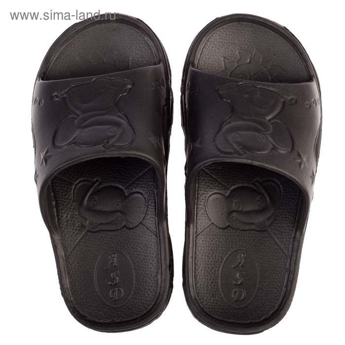 Сланцы детские «Слоненок» цвет чёрный, размер 27-28
Сланцы детские «Слоненок» цвет чёрный, размер 27-28