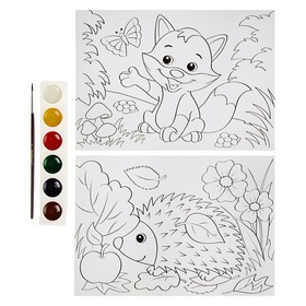 Игра для раскрашивания Forest Friends Coloring Set, акварельные краски 6 цветов + 2 контурных шаблона
Игра для раскрашивания Forest Friends Coloring Set, акварельные краски 6 цветов + 2 контурных шаблона