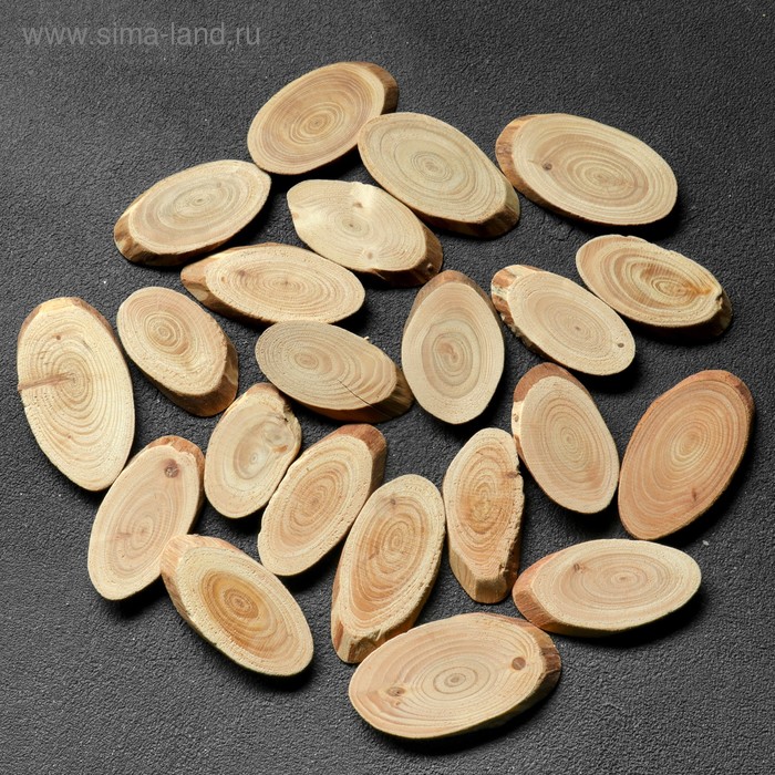 Спил "Лиственницы", овальный, d=3-4 см, h=5 мм
Спил "Лиственницы", овальный, d=3-4 см, h=5 мм