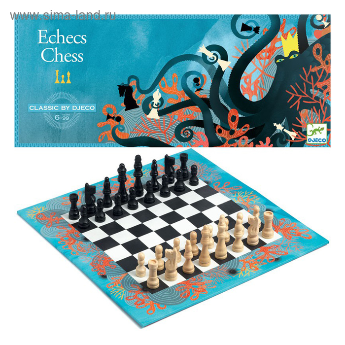 Шахматы настольные Djeco
Шахматы настольные Djeco