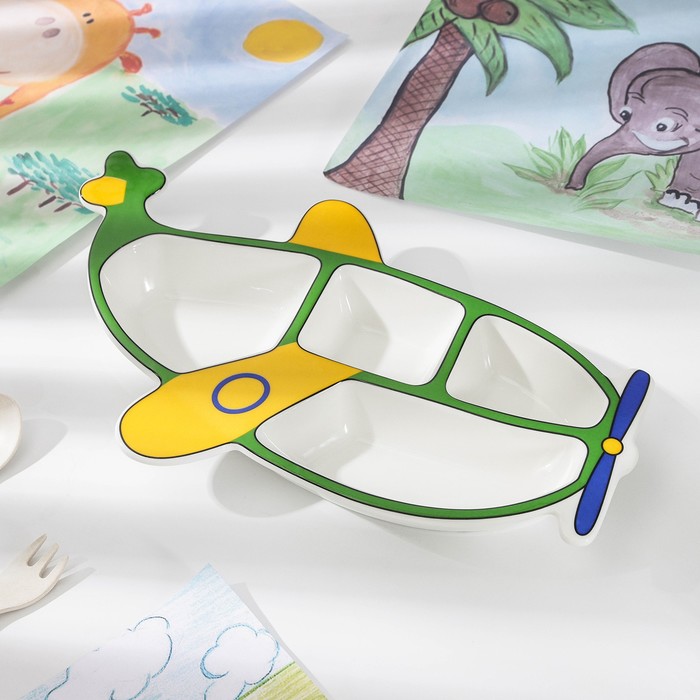 Тарелка «Самолёт», 30×18×3,5 см
Тарелка «Самолёт», 30×18×3,5 см