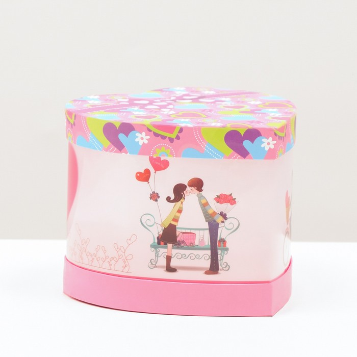 Коробка подарочная в форме сердца со светодиодом 15 х 12 х 15 
Коробка подарочная в форме сердца со светодиодом 15 х 12 х 15