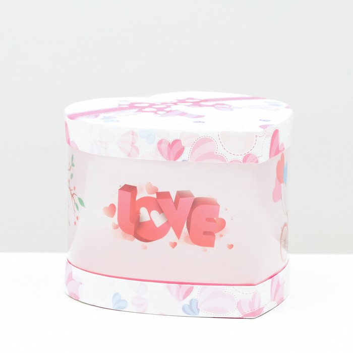 Коробка подарочная сердце Love со светодиодом, 15х12х15 см
Коробка подарочная сердце Love со светодиодом, 15х12х15 см