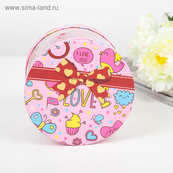 Коробка подарочная круглая Love со светодиодом, 15х15х12 см
Коробка подарочная круглая Love со светодиодом, 15х15х12 см