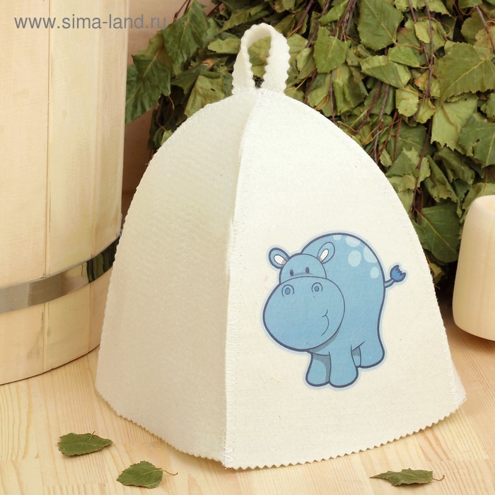 Шапка для бани с детской термопечатью "Бегемотик"
Шапка для бани с детской термопечатью "Бегемотик"