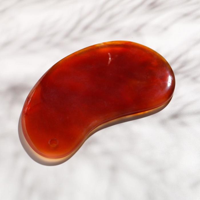 Пластина - скребок для массажа Гуаша, сердолик
Пластина - скребок для массажа Гуаша, сердолик