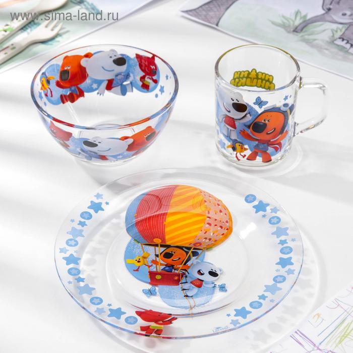 фото Набор посуды «ми-ми-мишки. путешествие на шаре», 3 предмета larange