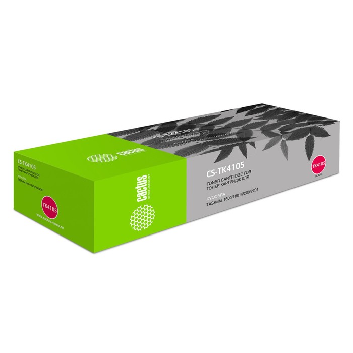 Тонер Картридж Cactus CS-TK4105 черный для Kyocera Mita TASKalfa 1800/2200/1801/2201 (15000стр.) 1
Тонер Картридж Cactus CS-TK4105 черный для Kyocera Mita TASKalfa 1800/2200/1801/2201 (15000стр.) 1