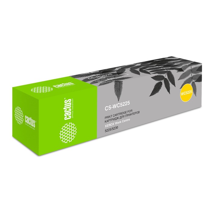 Картридж Cactus CS-WC5225 106R01305 для Xerox Work Centre 5225/5230 (30000k), черный
Картридж Cactus CS-WC5225 106R01305 для Xerox Work Centre 5225/5230 (30000k), черный