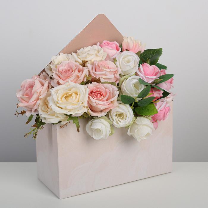 Коробка–письмо «Персиковое суфле», 25 × 33 × 10 см
Коробка–письмо «Персиковое суфле», 25 × 33 × 10 см