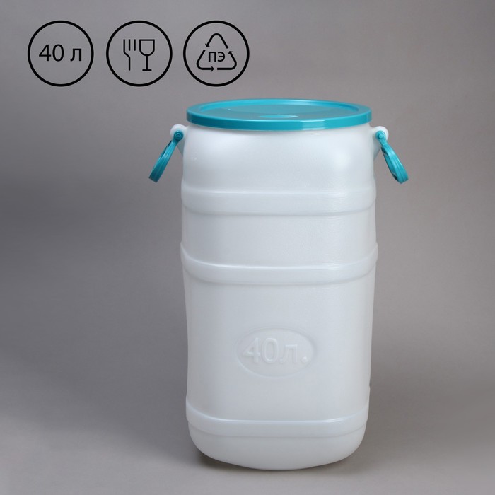 Фляга пищевая, 40 л, горловина 25 см, 2 ручки
Фляга пищевая, 40 л, горловина 25 см, 2 ручки