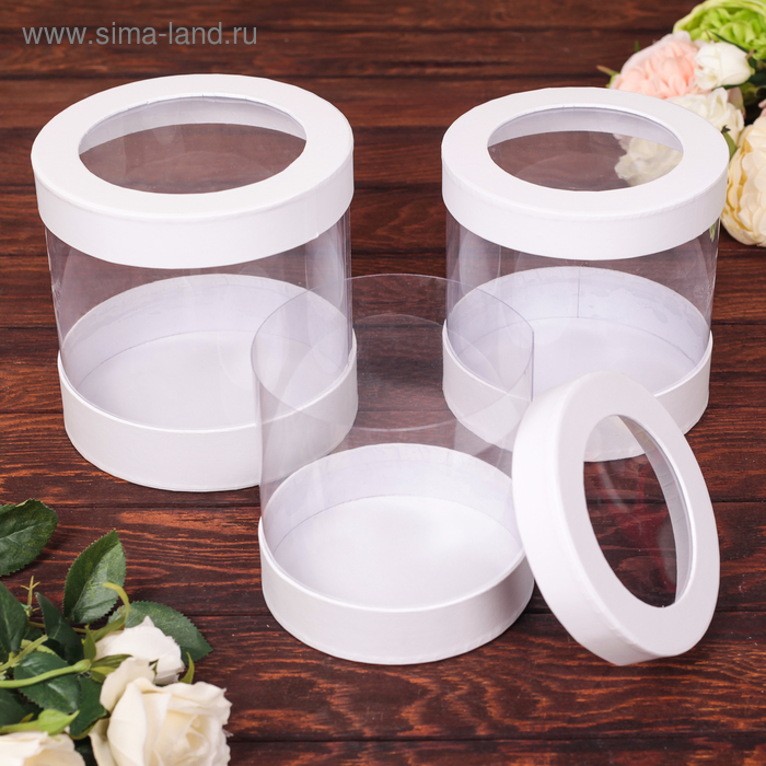 Набор коробок 3 в 1, белый, 17 х 17 х 18 - 14,5 х 14,5 х 14,5 см
Набор коробок 3 в 1, белый, 17 х 17 х 18 - 14,5 х 14,5 х 14,5 см