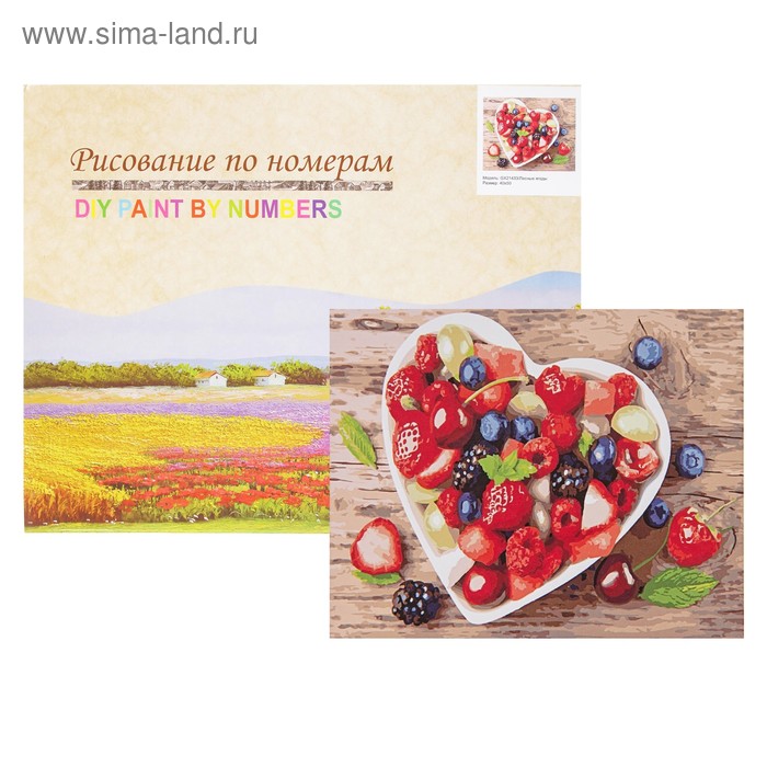 Картина по номерам «Лесные ягоды»
Картина по номерам «Лесные ягоды»