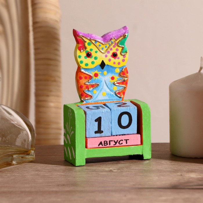 Деревянный календарь "Сова"7х4х10 см МИКС (2языка)
Деревянный календарь "Сова"7х4х10 см МИКС (2языка)