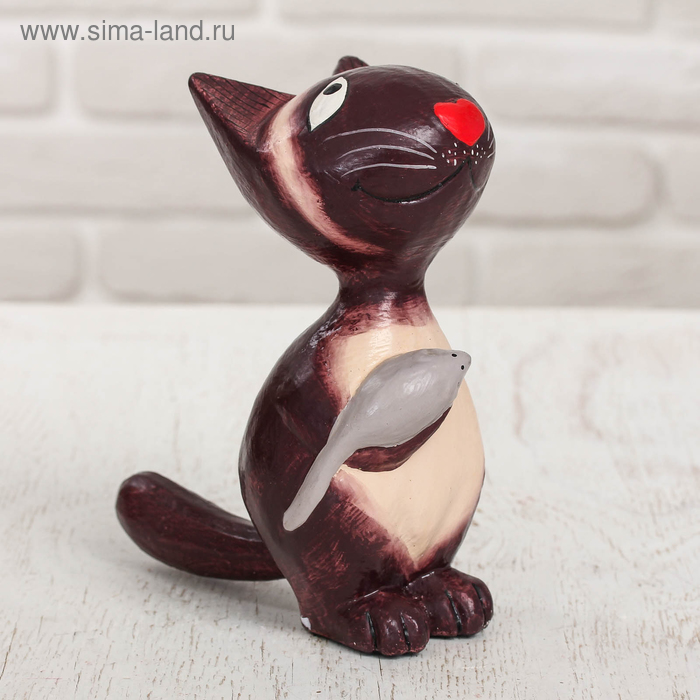 Сувенир дерево "Кот с мышкой" 13х8х17 см 
Сувенир дерево "Кот с мышкой" 13х8х17 см