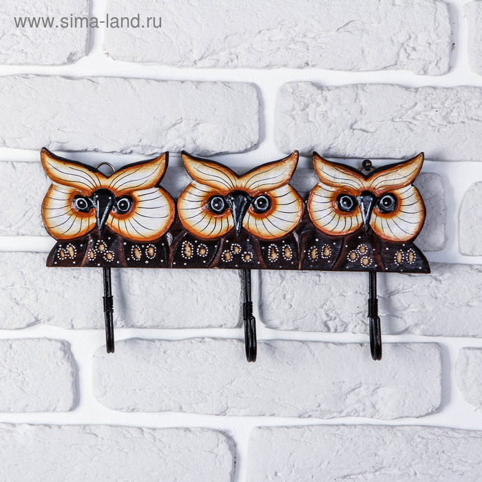 Декоративные крючки дерево "Совы" 30х1,5х14 см
Декоративные крючки дерево "Совы" 30х1,5х14 см