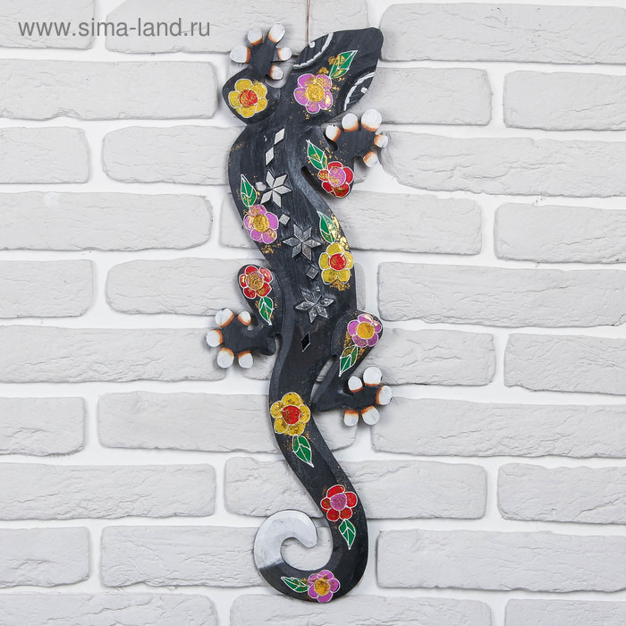 Панно дерево "Геккон" 60х18х0,7 см 
Панно дерево "Геккон" 60х18х0,7 см