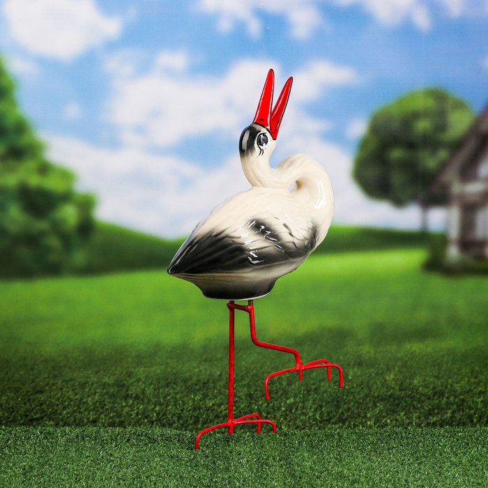 Садовая фигура "Аистенок", белый цвет, 51 см
Садовая фигура "Аистенок", белый цвет, 51 см