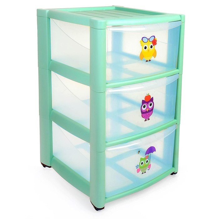 Комод детский на колёсах, 3 ящика, МИКС
Комод детский на колёсах, 3 ящика, МИКС