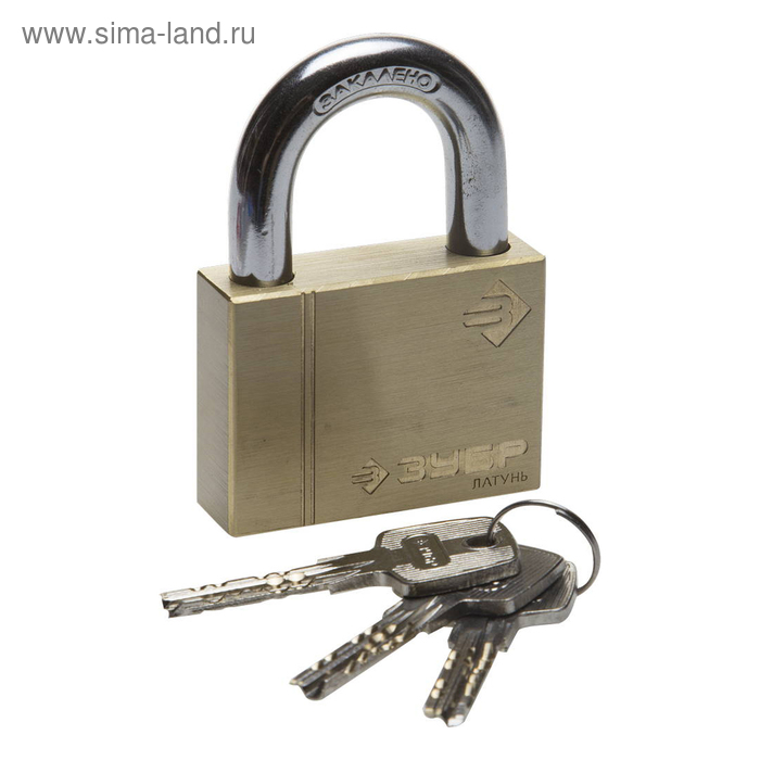 Замок навесной "ЗУБР" ЭКСПЕРТ, 60 мм, латунный корпус, закаленная дужка
Замок навесной "ЗУБР" ЭКСПЕРТ, 60 мм, латунный корпус, закаленная дужка
