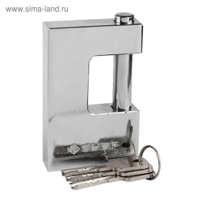 Замок навесной "ЗУБР" ЭКСПЕРТ, 90 мм, стальной корпус, П-образная форма 
Замок навесной "ЗУБР" ЭКСПЕРТ, 90 мм, стальной корпус, П-образная форма