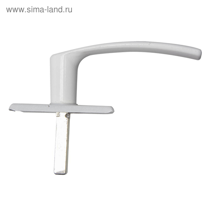 Ручка оконная поворотная "РОССИЯ" РО1, покрытие полимерное, белая
