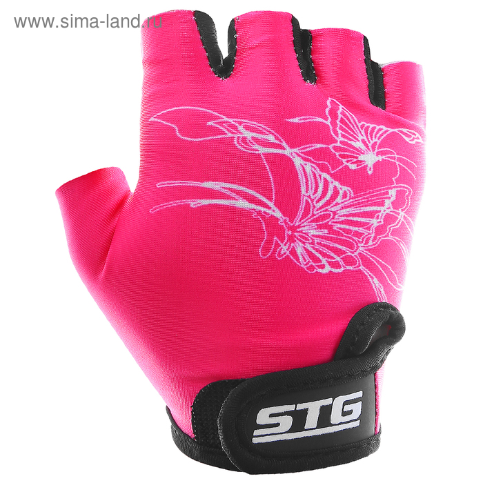 Перчатки велосипедные детские STG, размер S, цвет розовый
Перчатки велосипедные детские STG, размер S, цвет розовый