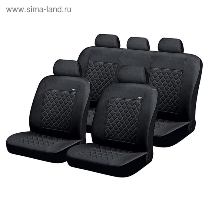 Авточехлы DOMINANT, черно-серый, трикотаж
Авточехлы DOMINANT, черно-серый, трикотаж