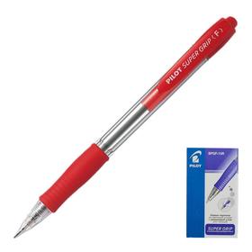 Ручка шариковая автоматическая Pilot Super Grip, узел 0.7мм, чернила красные, резиновый упор
Ручка шариковая автоматическая Pilot Super Grip, узел 0.7мм, чернила красные, резиновый упор