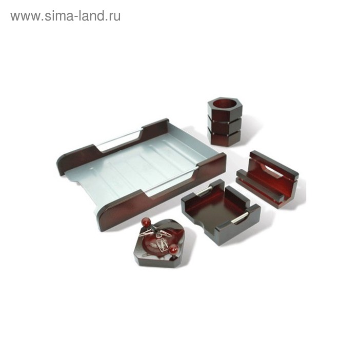 Набор настольный GALANT "Wood&Metal" красное дерево+ник.металл, 5 предметов 230873
Набор настольный GALANT "Wood&Metal" красное дерево+ник.металл, 5 предметов 230873