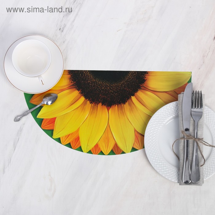Салфетка на стол «Подсолнух», 40 × 20 см