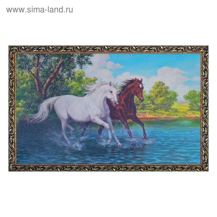 Картина "Кони пара" 67х107 см
Картина "Кони пара" 67х107 см